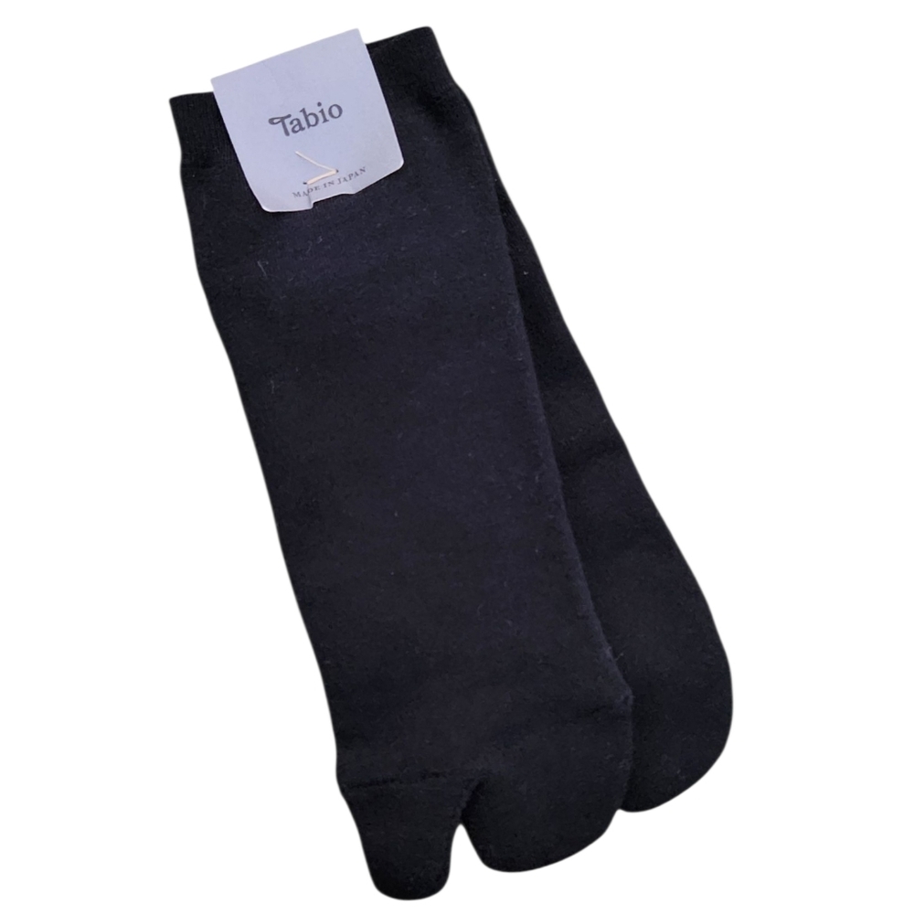 Tabio Japan Premium Cotton Pile Tabi Split-Toe Ankle Socks Sz 25-27cm (US 7-10)